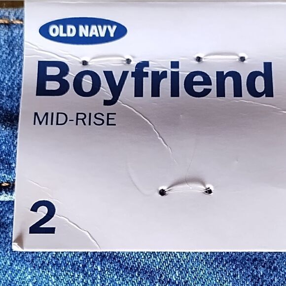 SHORTS by OLD NAVY "Boyfriend" Distressed Jean Size 2 NEW - Picture 3 of 4
